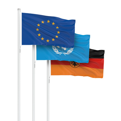 Sonderflaggen im Querformat - mit Kordel