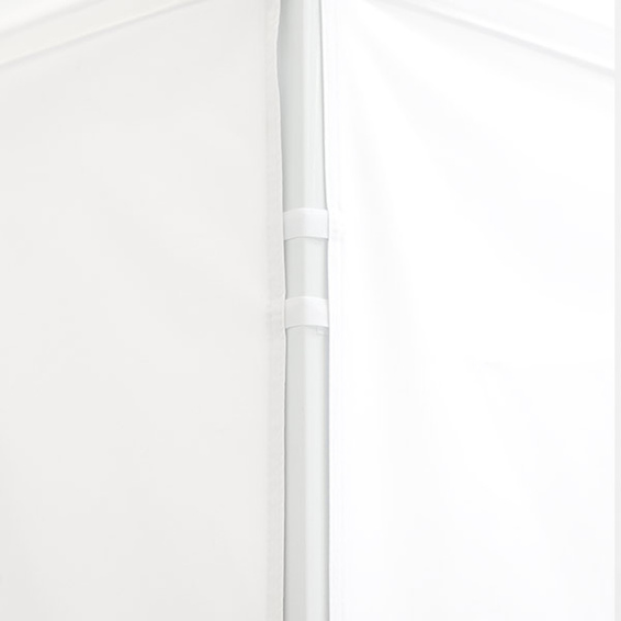 Seitenkanten Wand mit Befestigungsschlaufen - sichere Fixierung am Gestell