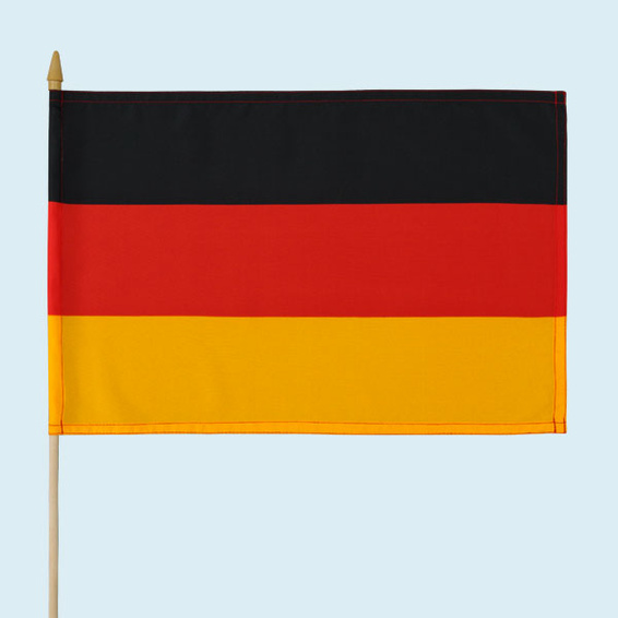 Nationalfahnen, Kleinfahne Deutschland inkl. Stab