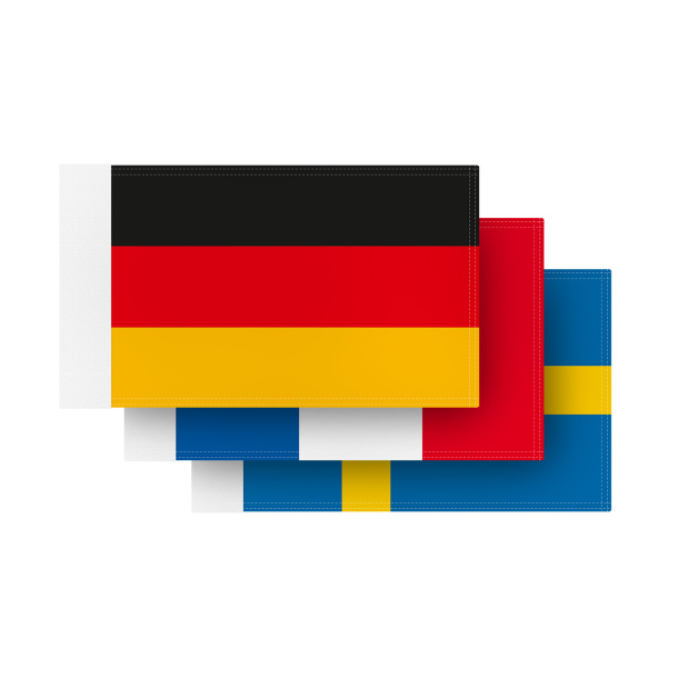 Nationalfahnen als Kleinfahnen