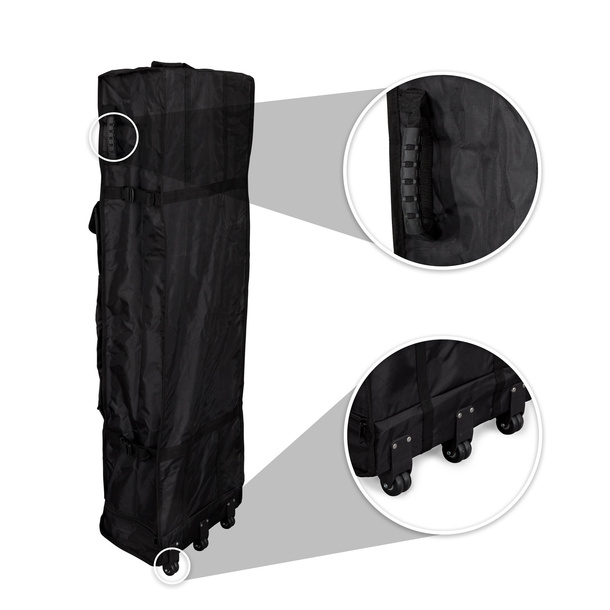 Trolleytasche Basic: mit Haltegriff und 2 Rollen