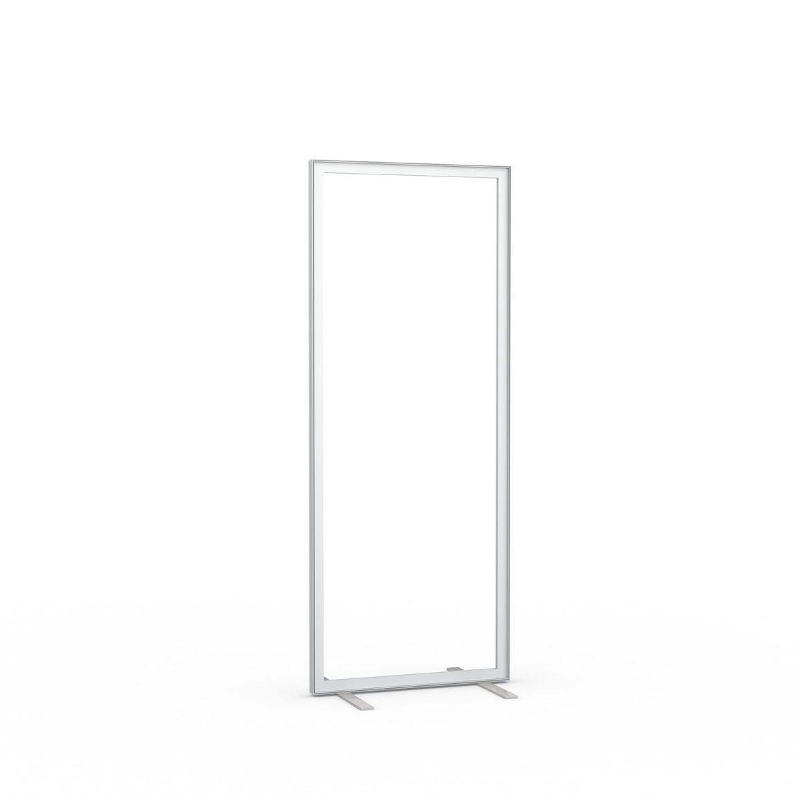 Display Wand Q-Frame® System mit Flachfüßen