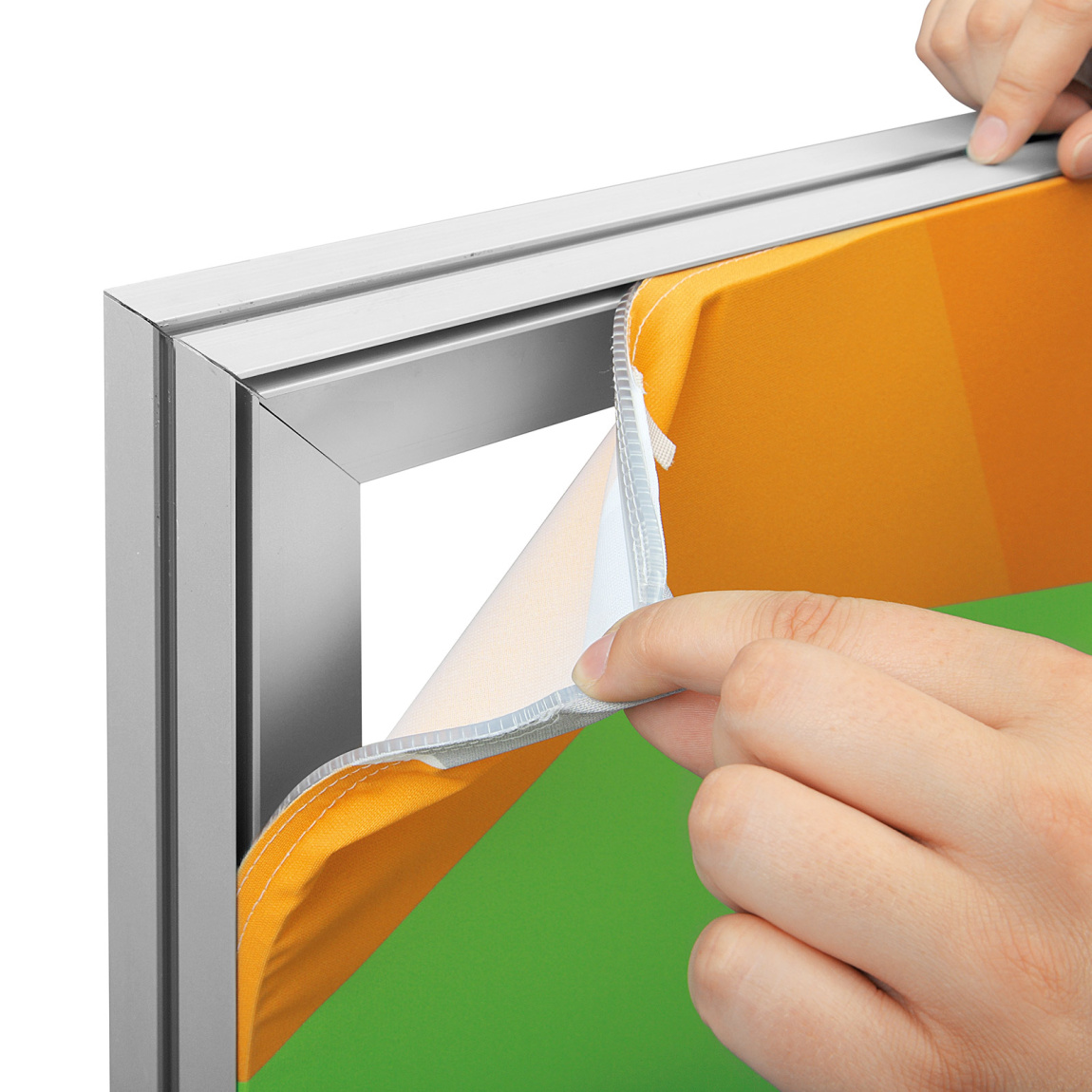 Display Wand Q-Frame®, Motivwechsel