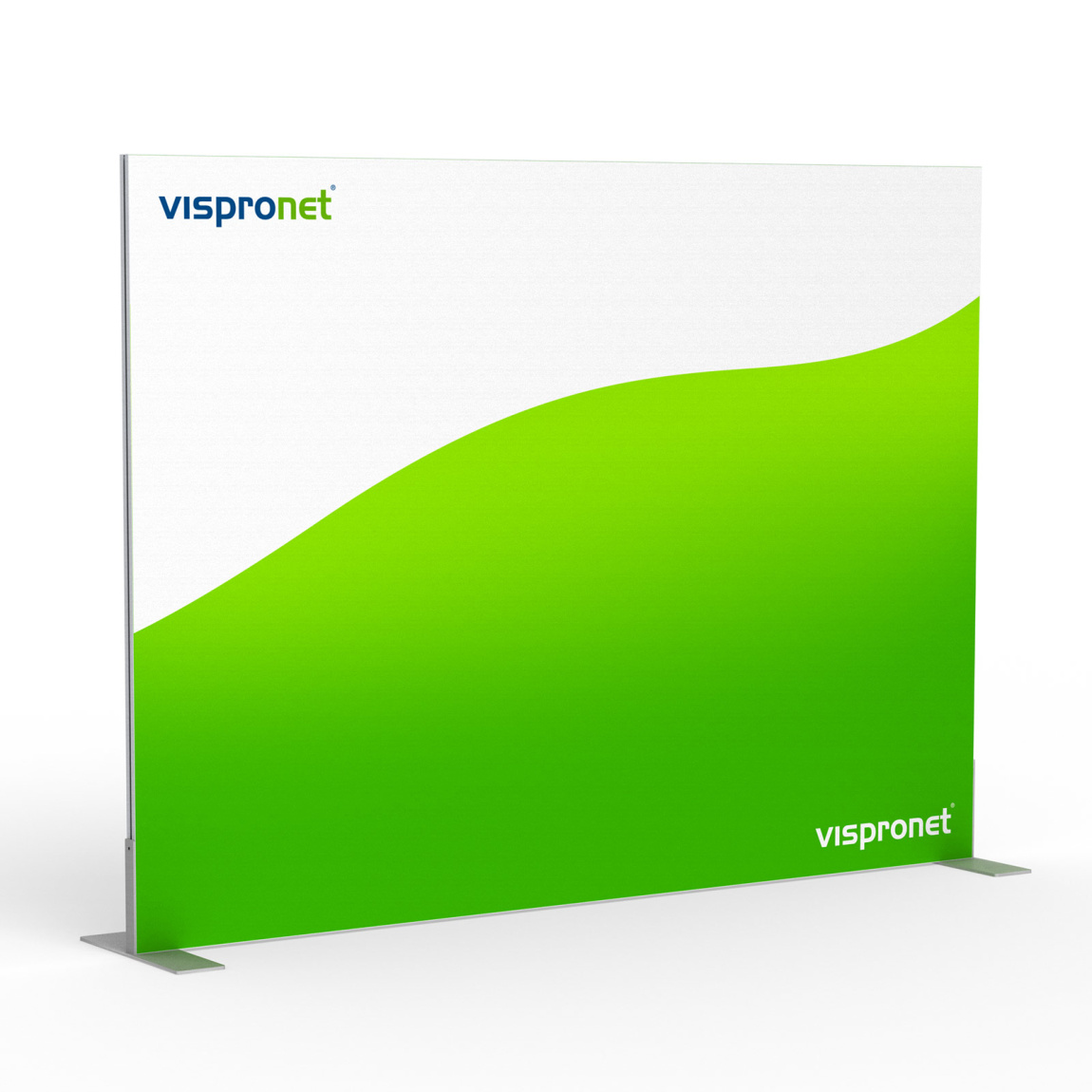 System mit 2 Seitenfüßen (Systemgrößen bis 700 x 310 cm)