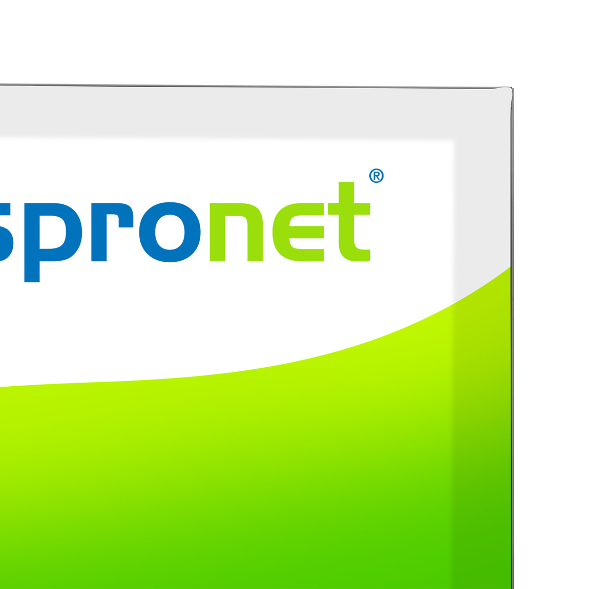 Detail: Ansicht Rückseite - ca. 4 cm breiter unbeleuchteter Rand