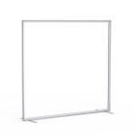 Display Wand Q-Frame® System: mit Flachfüßen