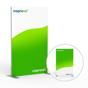 Display Wand Q-Frame&reg; - Profil 50 mm, Hochformat