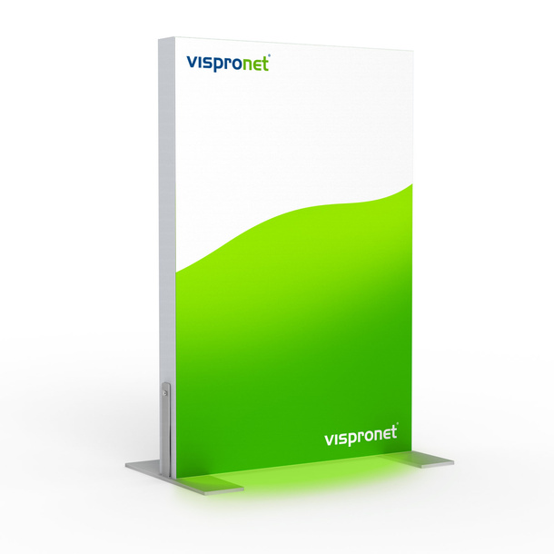 Display Wand Q-Frame® LED im Hochformat - max. 300 x 310 cm