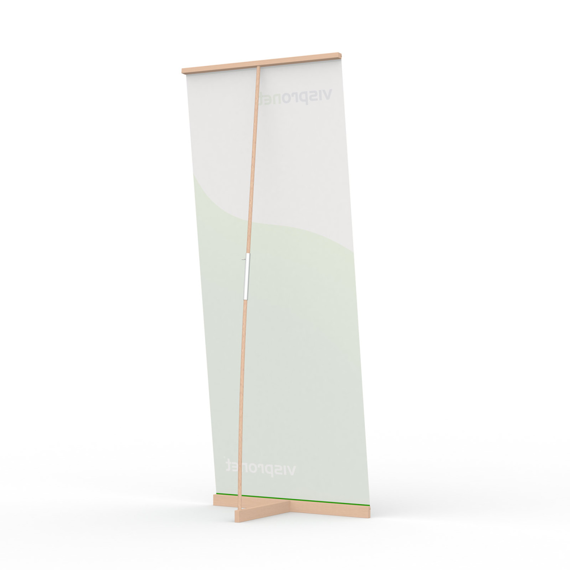 L-Banner Holz - Rücksansicht