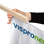 Befestigung des Druckteils in der oberen Leiste - einfach Einschieben