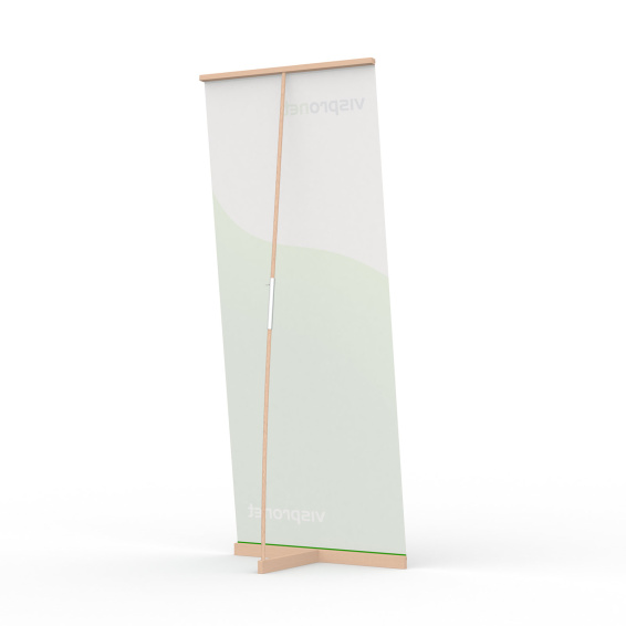 L-Banner Holz - Rücksansicht