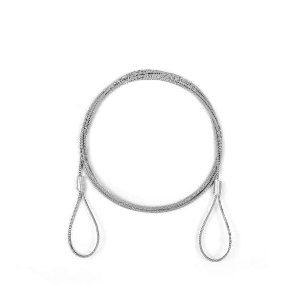 Edelstahlseil mit 2 Schlaufen