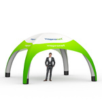 Eventpavillon 4 x 4  m - Größenvergleich