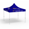 Faltpavillon Select, 3 x 3 m, blau, mit 8 Logodrucken