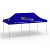 Faltpavillon Basic, 3 x 6 m, blau, mit 10 Logodrucken