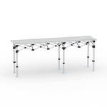 Falttisch Aluminium 250 x 55 cm