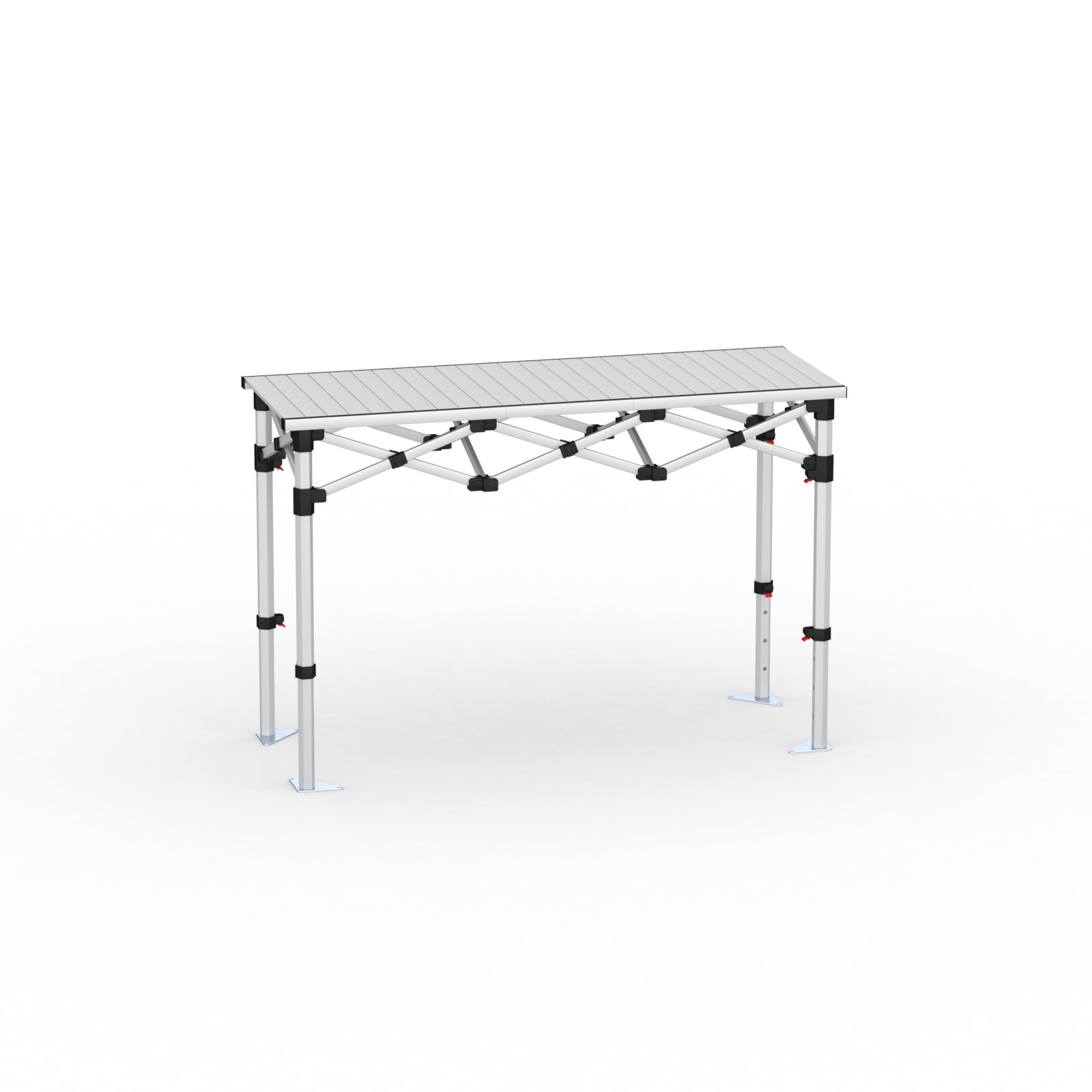 Falttisch Aluminium 150 x 55 cm
