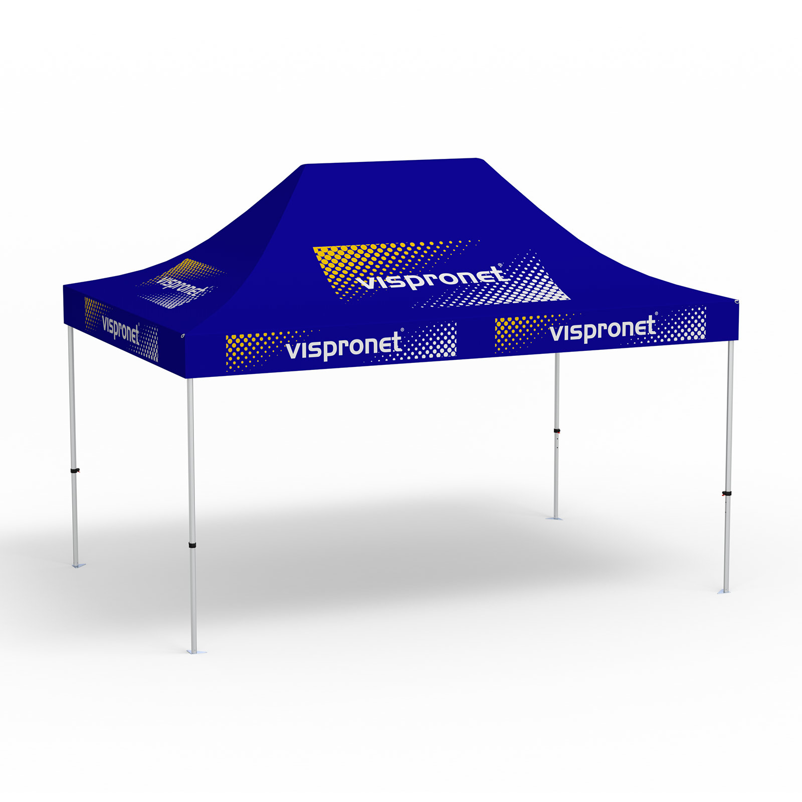 perfekte Ergänzung zum Faltpavillon mit Logodruck