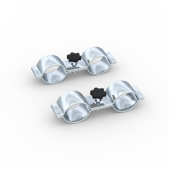 Verbindungsschelle für Falttisch Aluminium, 2er-Set