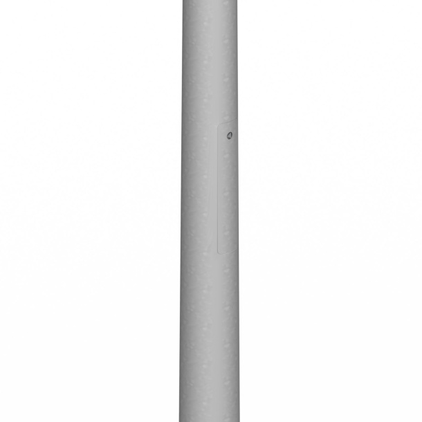 Transparentmast T-K-PROTECT, sperrbare Bedientür