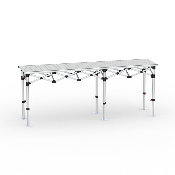 Falttisch Aluminium 250 x 55 cm