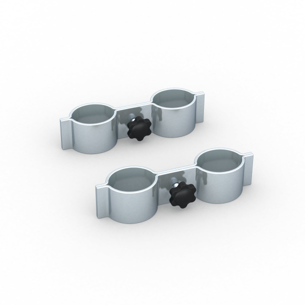 Verbindungsschelle für Falttisch Aluminium, 2er-Set