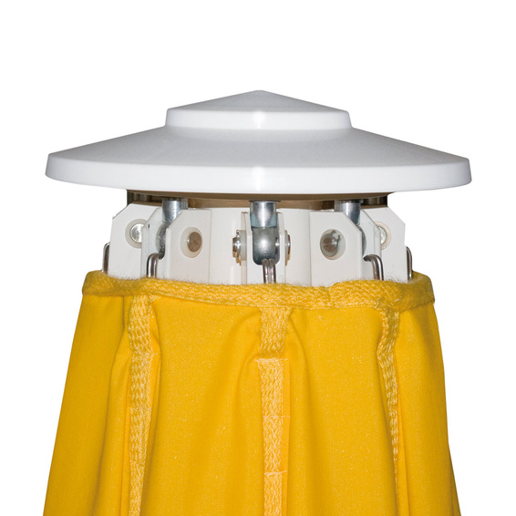 funktionaler Kopfteller, abschraubbar, farblich passend zum Gestell