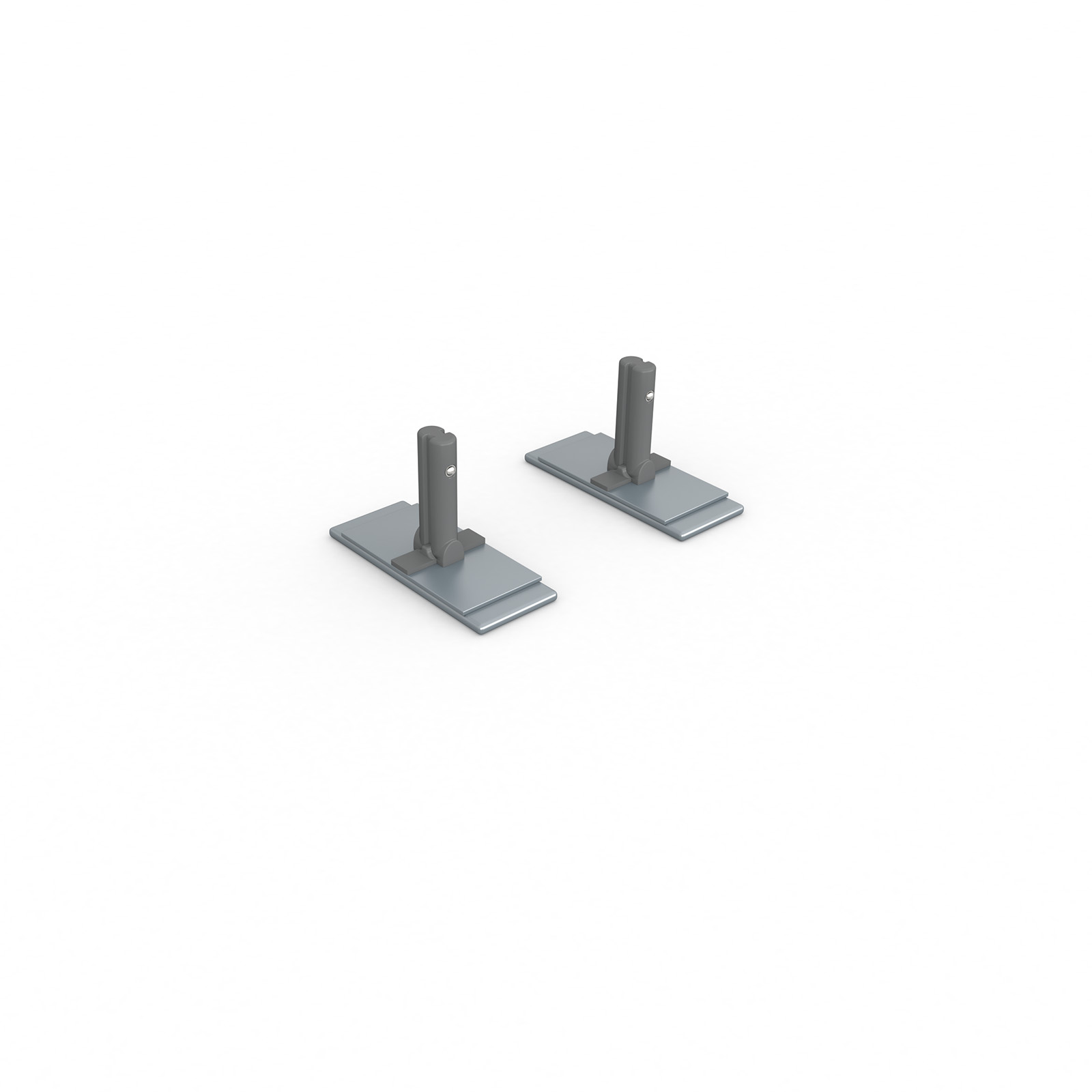 Fußplatten Kederrahmen flex, 2er-Set
