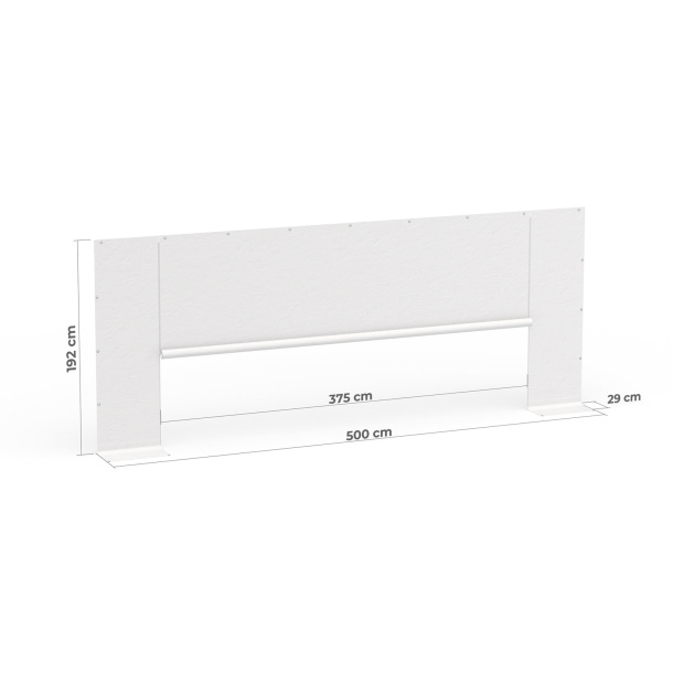 Giebelwand 5 m - Maße