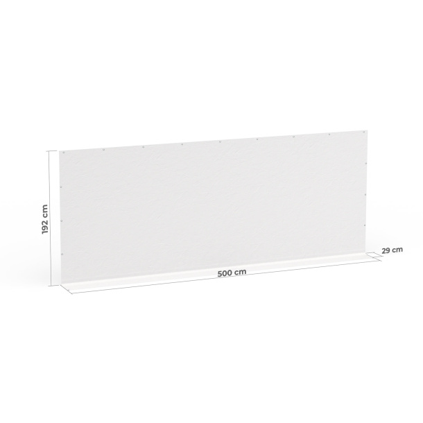 Giebelwand 5 m - Maße