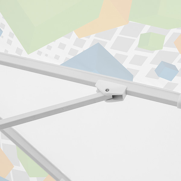 Sonnenschirm / Großschirm, Schirmgestell: Detail Streben