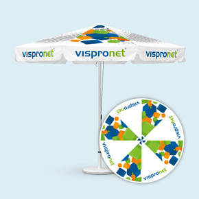 Großschirm Basic mit Seilzug, rund