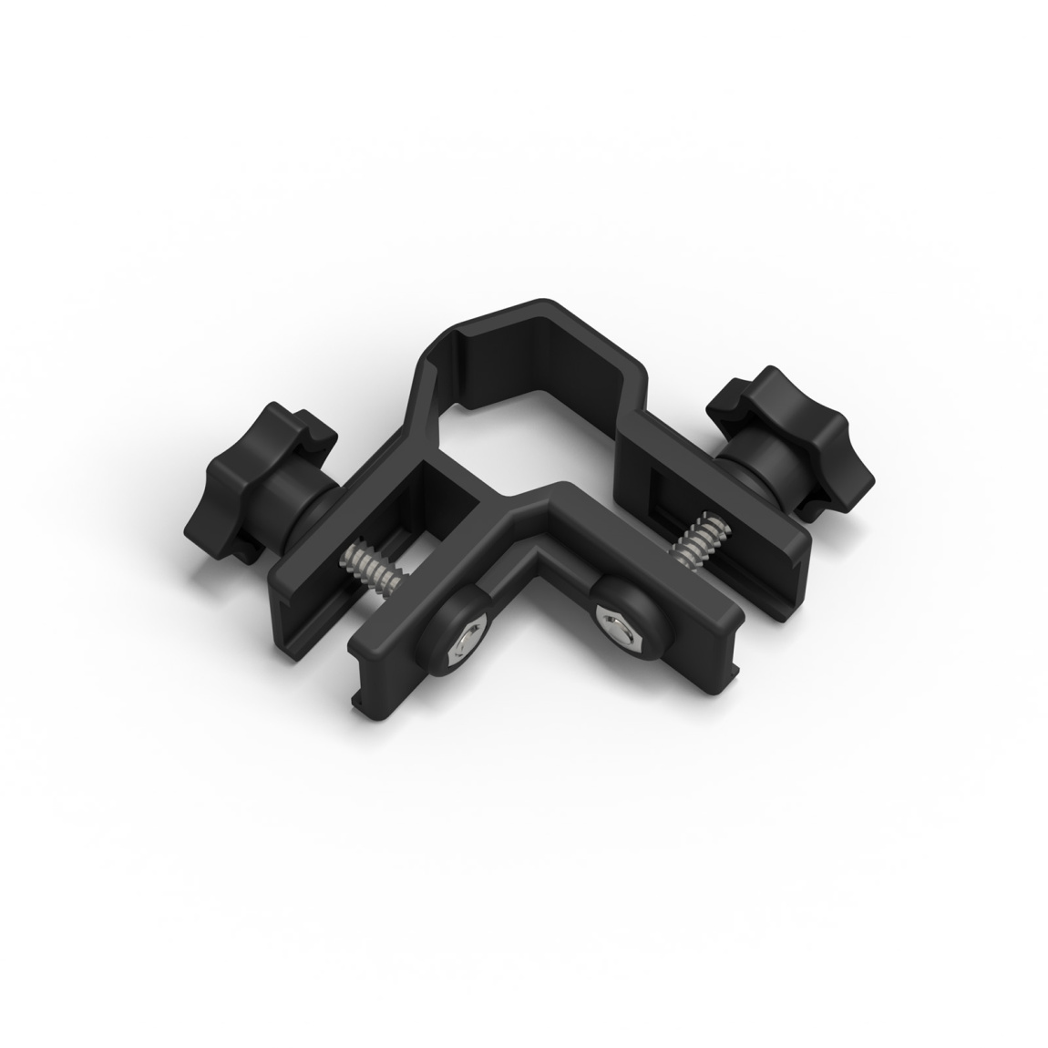 Querstangen-Halter 90°, Einsatz als Eckverbinder