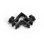 Querstangen-Halter 90°, Einsatz als Eckverbinder