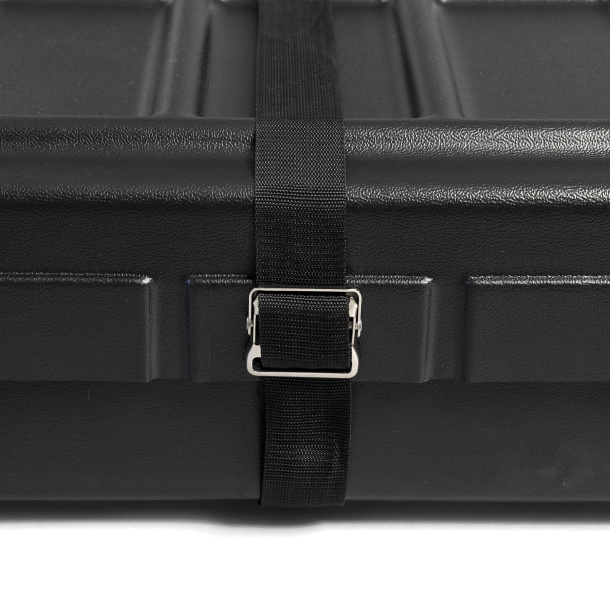 Hardcase Trolley 164, Verschlussgurte außen mit stabiler Schnalle