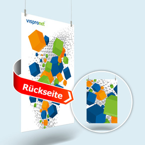 Hartschaum Schilder - beidseitig bedruckt, Hochformat