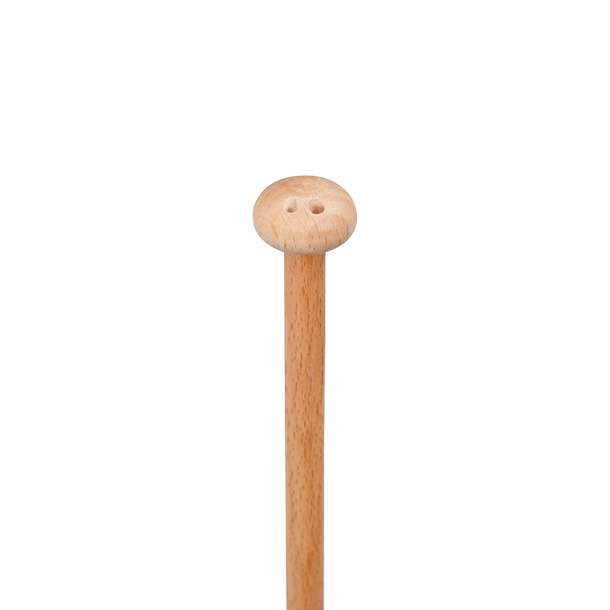Tischfahnenständer Holz, Höhe 42 cm, Detail: Spitze