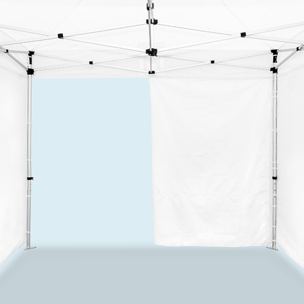 Türfunktion: Vollwand kann seitlich umgeschlagen werden