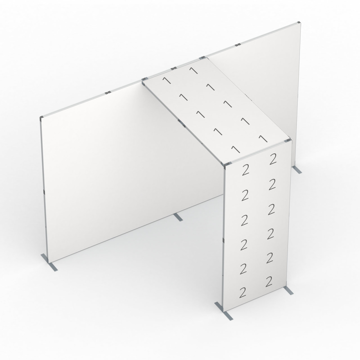 Hinweise zur Anordnung der Druckteile Brücke