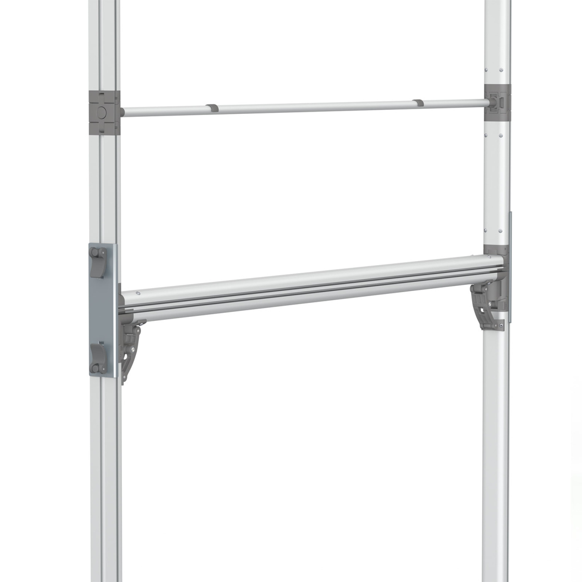 Kederrahmen flex, Detail: 180° Verbinder zur Stabilisierung