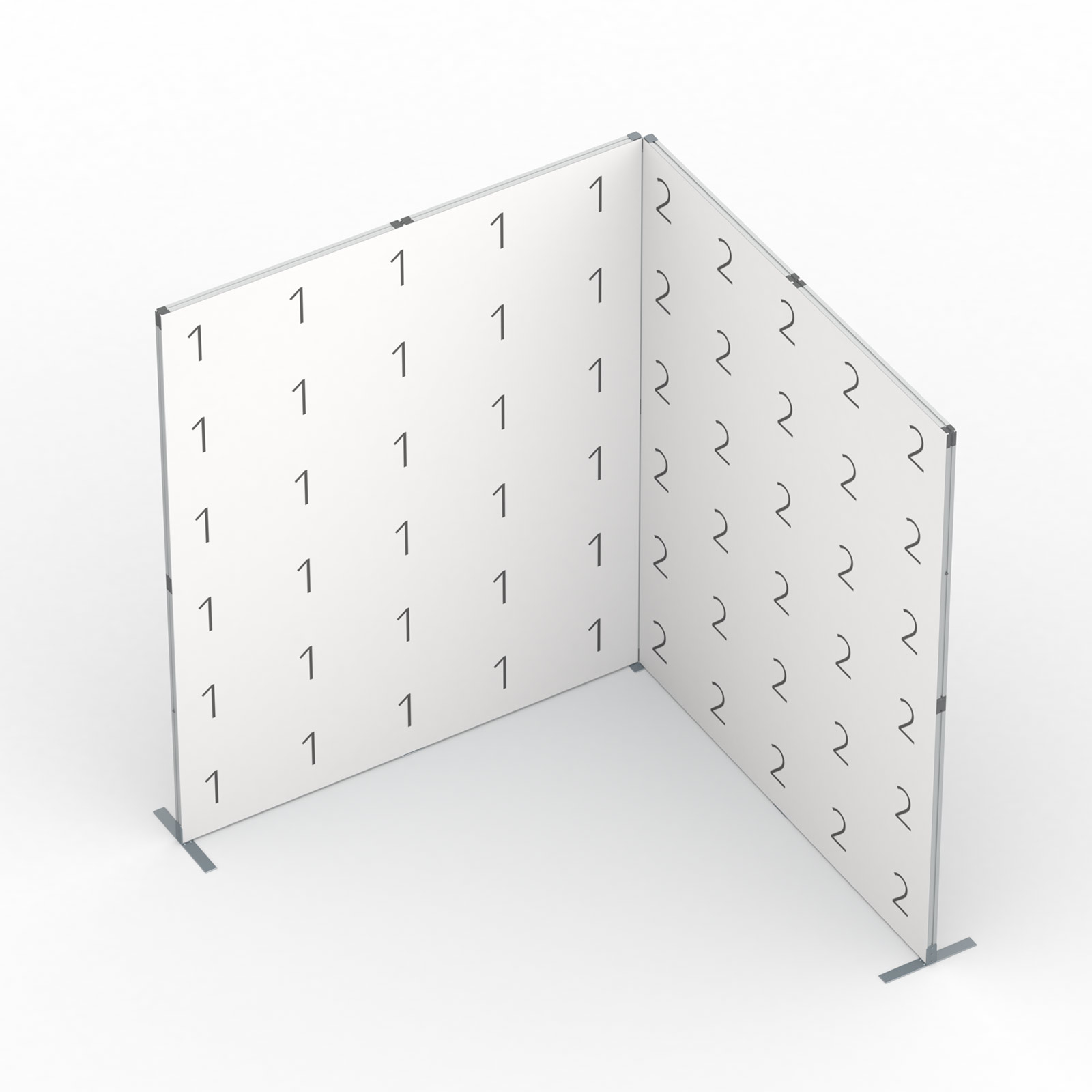 Kederrahmen flex - Eck-Modul