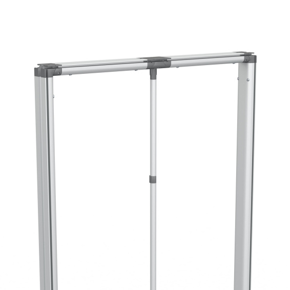 Kederdisplay flex T, Detail: Stützstange