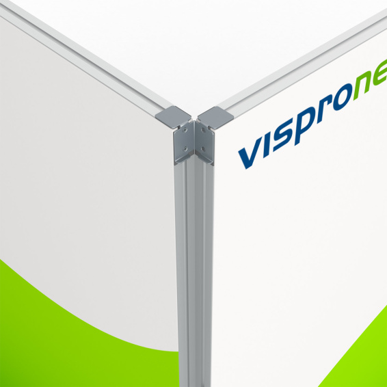 Kederrahmen flex, Detail: 90° Verbindung