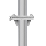 Kipphalterung für Edelstahlmasten mit ø 100 mm