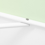 Sonnenschirm / Kleinschirm mit Kurbel, robuste Streben