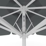Sonnenschirm anthrazit, ø 300 cm, Detail Seilzug