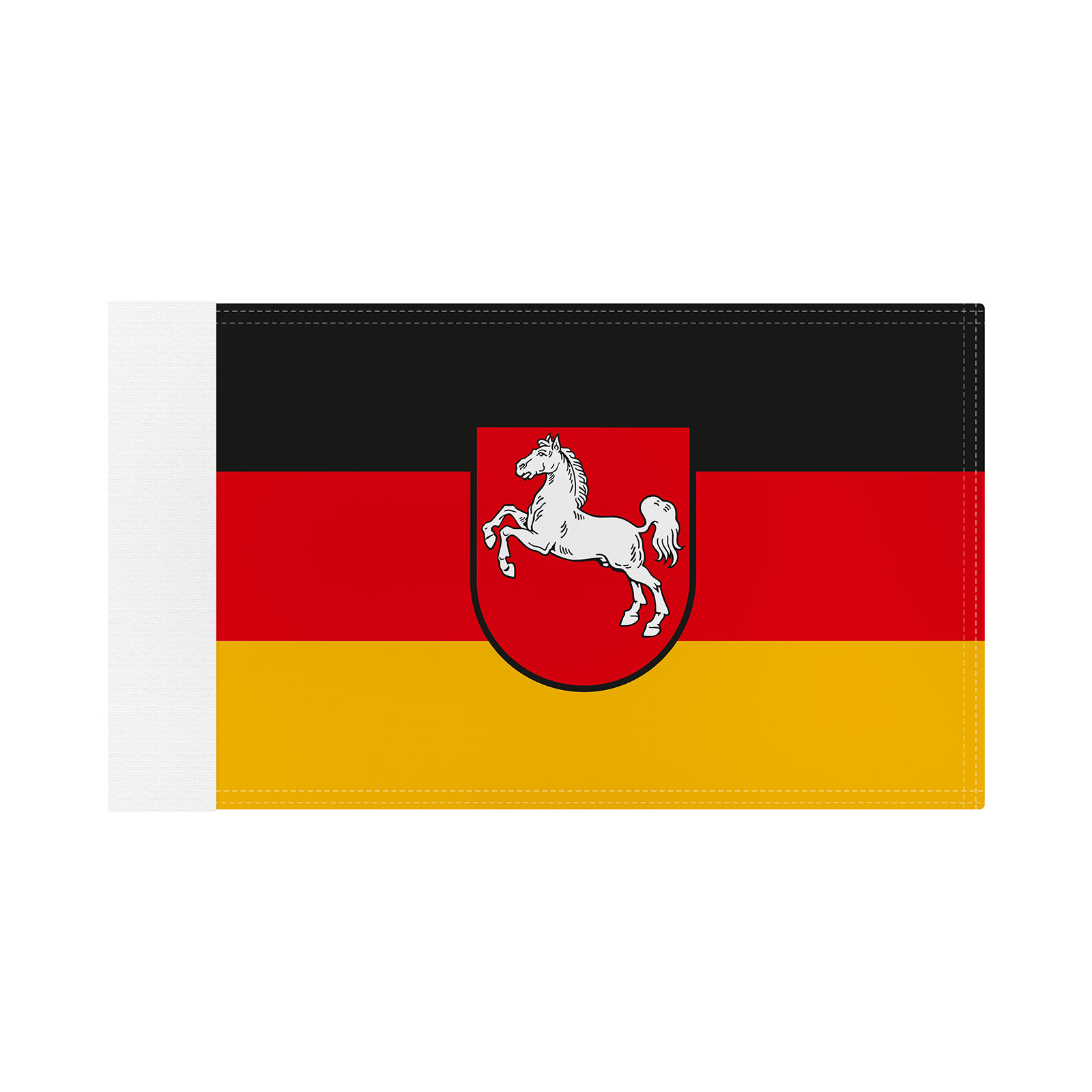 Kleinfahne mit Hohlsaum, Niedersachsen