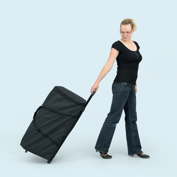 Pop Up Faltdisplay Magnet, Trolleytasche
