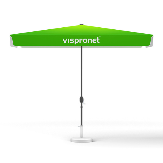 Kleinschirme mit Kurbel, quadratisch, 300 x 200 cm