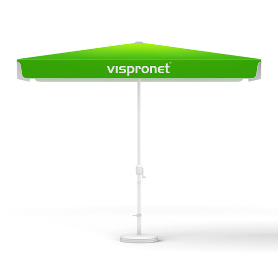 Kleinschirme mit Kurbel, quadratisch, 300 x 200 cm